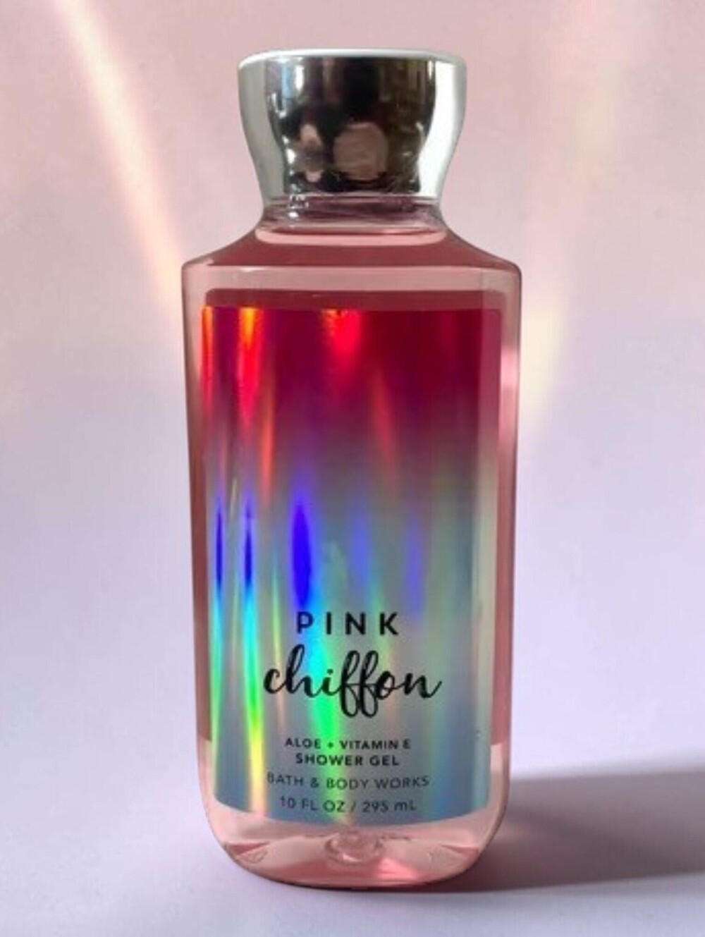 New Sealed Bath & Body Works Pink Chiffon Shower Gel 10 oz Discontinued